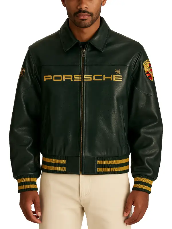 How Porsche Green Leather Jackets Are Typically Styled
