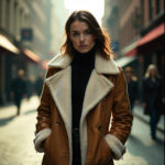 shearling jacket women